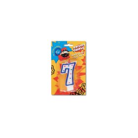 Fun Birthday Candle Numeral 7