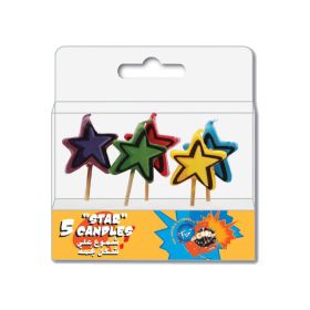 Fun Stars Birthday Candles