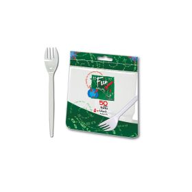 Fun Plastic Fork White