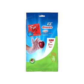 Fun Standard Plastic Embossed Gloves