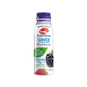 Al Ain No Sugar Mixed Berries Greek Yogurt Drink 280ml