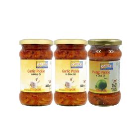 Ashoka Garlic Pickles + 1 Mango Pickles