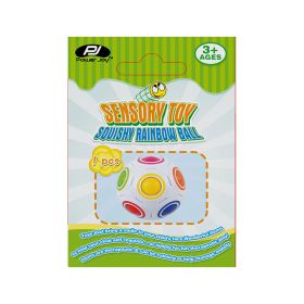 Power Joy Squishy Rainbow Ball Sensory Toy