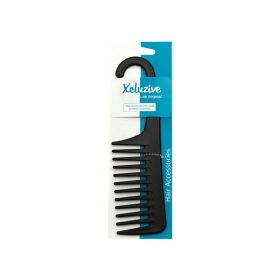 Xcluzive Wide Tooth Shower Comb with Hang On Handle