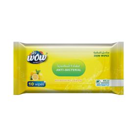 Wow Anti-Bacterial Sanitizer Wipes 10s