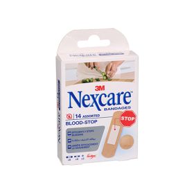 Nexcare Bs-14 Blood-stop Bandages Assorted