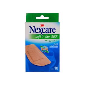 3m Nexcare 570-10 Soft N Flex Bandage Knee & Elbow