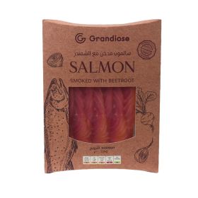 Grandiose Salmon Smoked with Beetroot