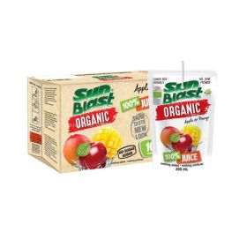Sun Blast Organic Apple & Mango Juice 200ml