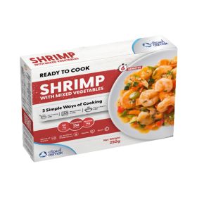 Asmak Ready To Cook Shrimp With Mixed Vegetables