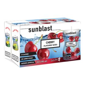 Sun Blast Cherry Flavored Water 190ml
