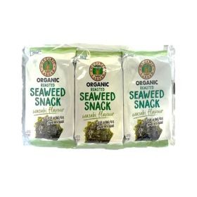 Organic Larder Roasted Seaweed Wasabi Snack