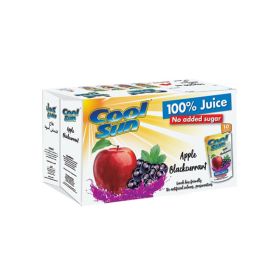 Cool Sun Apple & Blackcurrant 100% Juice 200ml