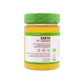 Earth Goods Organic Honey Glass Jar Large