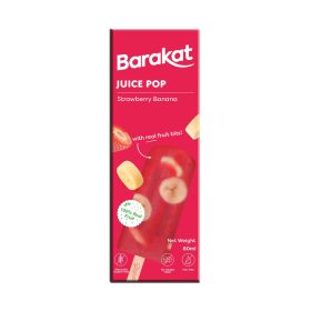 Barakat Strawberry Banana Juice Pop