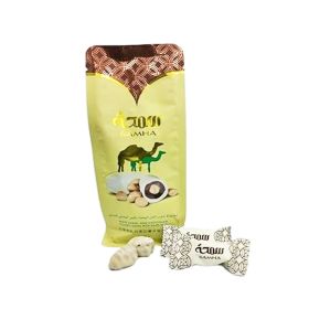 Samha Camel Milk White Chocolate Dates with Hazelnuts