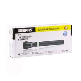 Geepas Rech Led Flashlight 263mm