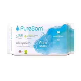 PureBorn Organic Cotton Chamomile Wipes