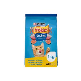 Purina Friskies Seafood Sensation Dry Cat Food