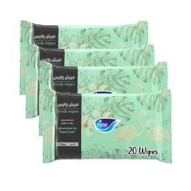Fine All Purpose Tropical Wipes