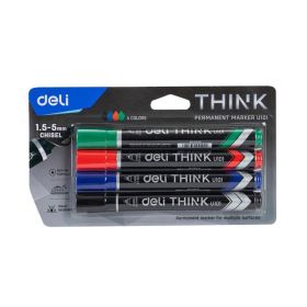 Deli Think Chisel Permanent Marker