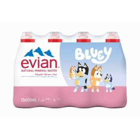 Evian Bluey Natural Mineral Water 330ML