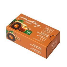 Nature's Own Factory Buckwheat Milk Chocolate Covered Date With Hazelnuts