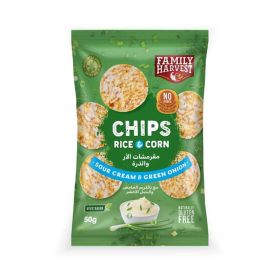 Family Harvest Rice & Corn Chips Sour Cream & Onion