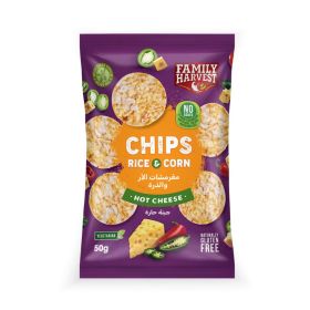 Family Harvest Rice & Corn Chips Hot Cheese