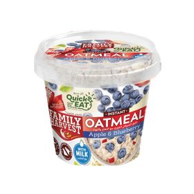 Family Harvest Instant Oatmeal Apple & Bluberry