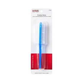 Kiss 2 In 1 Pumice Stone With Massage Brush
