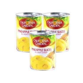 California Garden Pineapple Slices in Light Syrup