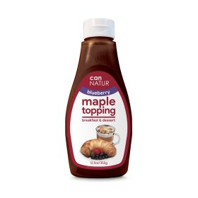 Can Natur Blueberry Flavored Breakfast & Dessert Maple Topping