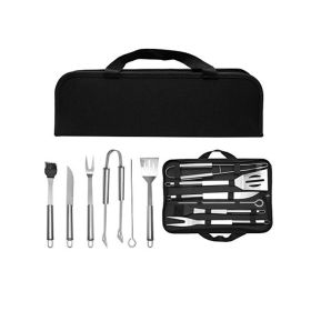 BBQ Stainless Steel Tools In Foldable Pouch