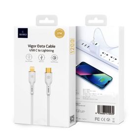 Wiwu Vigor 27W Type-C To Lightning Cable 1.2M - White