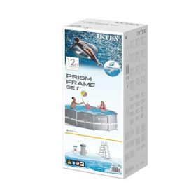 Intex Prism Frame 366CMX99CM Pool with Pump 12Ft
