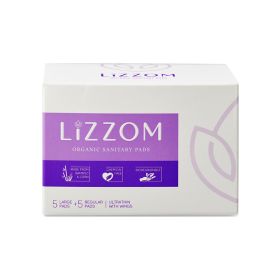 LiZZOM Organic Ultra Thin Mix Pads with Wings