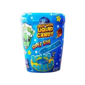 Alien's Super Sour Blueberry Jelly with Liquid Candy