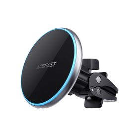 Acefast Magnetic Wireless Charging Car Holder Silver