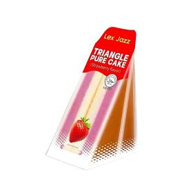 Lex Jazz Strawberry Flavor Triangle Pure Cake