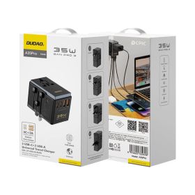 Dudao GaN Pro 3 35W 3 USB - C+2 USB - A Universal Travel Charger