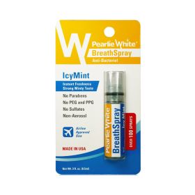 Pearlie White Anti Bacterial Icy Mint Breath Spray