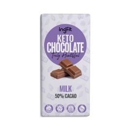 Ingfit 50% Cocoa Milk Chocolate Bar