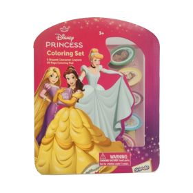 Skoodle Princess Coloring Set with Shaped Crayon