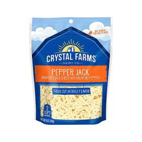 Crystal Farms Shredded Pepper Jack Cheese