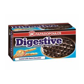 Papadopoulos Digestive Biscuits Coated with Dark Chocolate