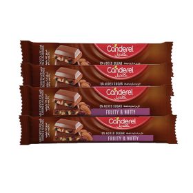 Canderal Fruit & Nutty Milk Chocolate Bar