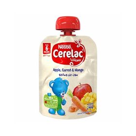 Nestle Cerelac Puree Pouch Apple Carrot Mango