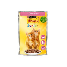 Friskies Junior Pouch With Chicken In Gravy