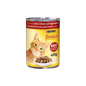 Friskies Cat Food Beef, Chicken & Vegetable